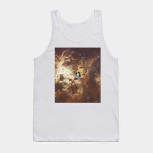 Ski in the galaxy Tank Top